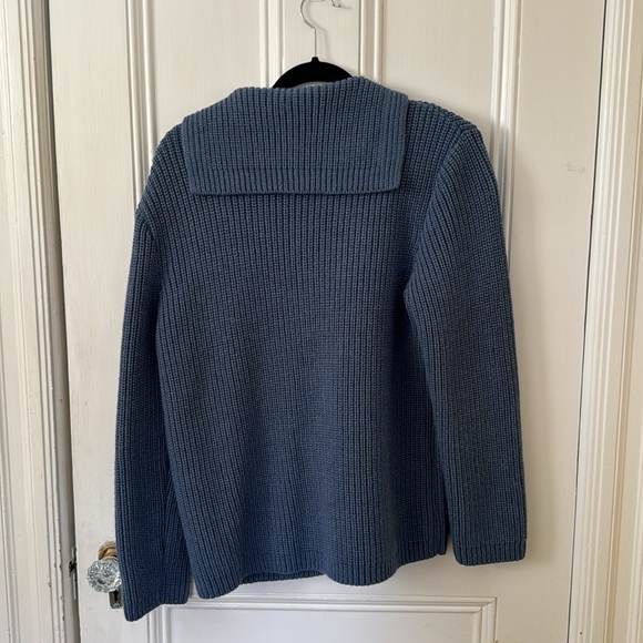 Saint James French Blue cardigan size 8 - Picture 2 of 4